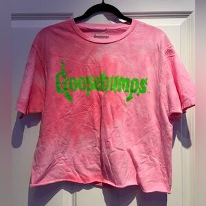 Goosebumps Pink Tie-Dye T-Shirt